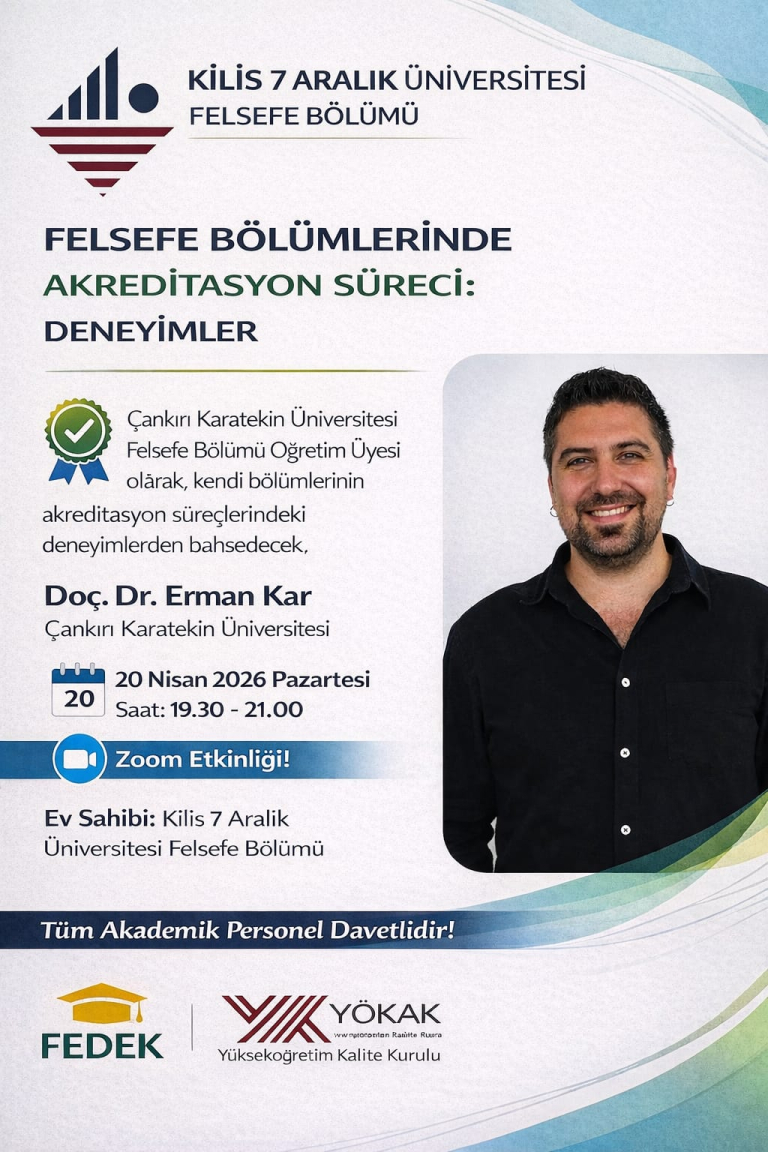 Felsefe Bölümünde Akreditasyon Süreci: Deneyimler